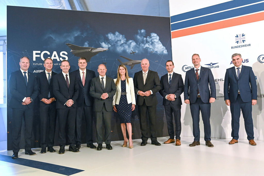 ILA opening tour with Chancellor Olaf Scholz, at the German Aerospace Industries Association © Messe Berlin GmbH